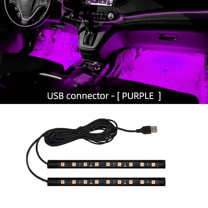 Éclairage LED Intérieur Voiture USB 5V