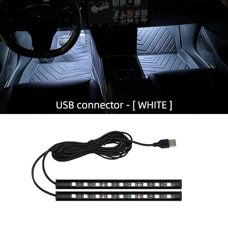 Éclairage LED Intérieur Voiture USB 5V